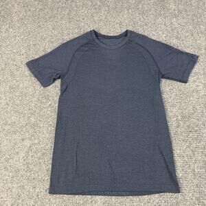 Lululemon Shirt Mens XS Blue Short Sleeve Athletic Live In Practice Running